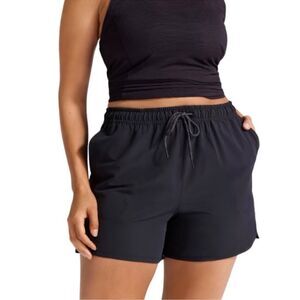 Allbirds Natural Run Short Black Merino Wool Blend Wicking M